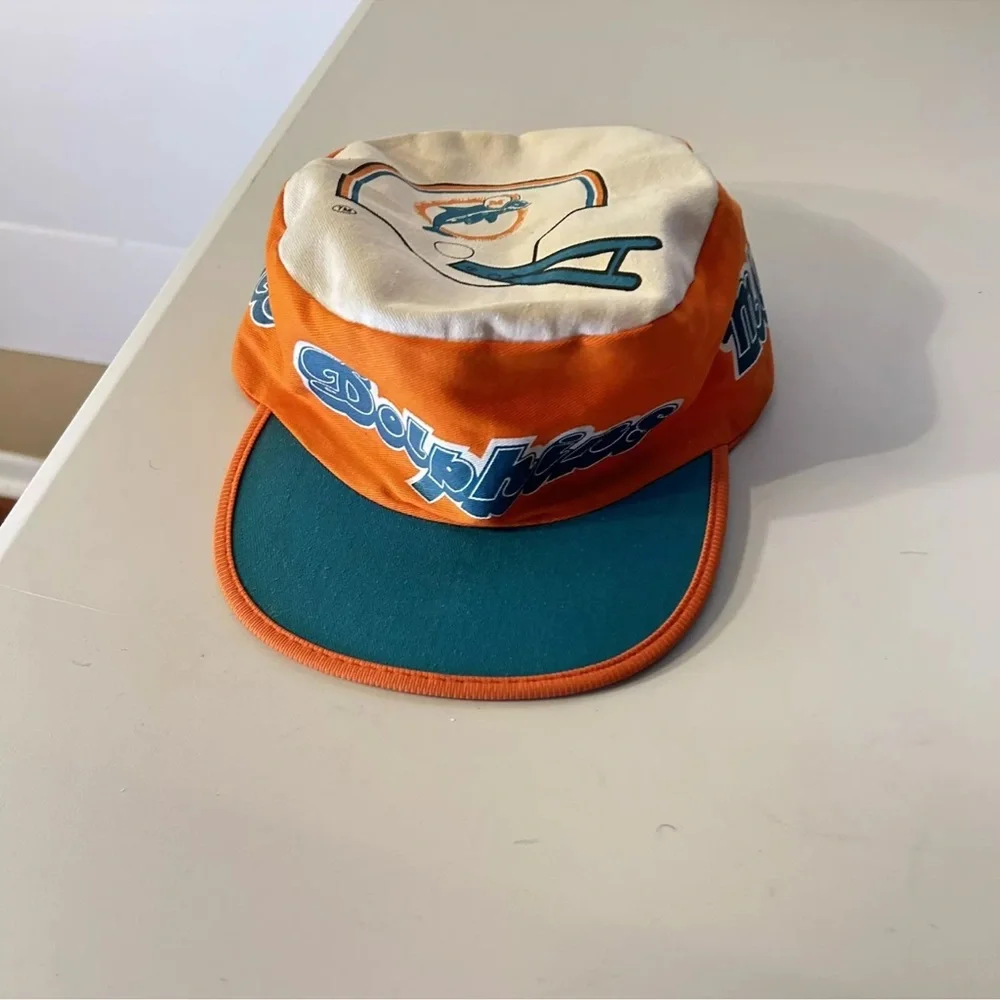 NFL Miami Dolphins White, Orange & Teal Camp Hat - Picture 5 of 12